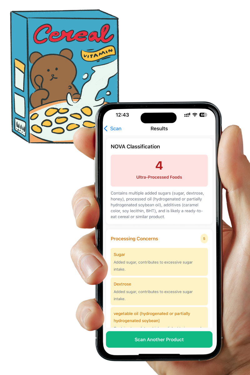 Hungry Koala Scanner App Interface